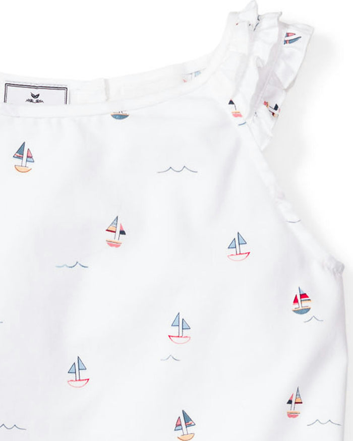 Girl's Twill Amelie Nightgown in Bateau in Bateau#Color_Bateau