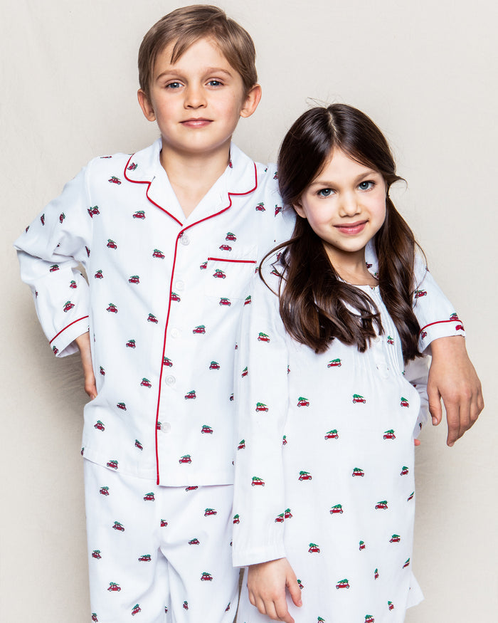 Girl's Twill Beatrice Nightgown in Holiday Journey#Color_Holiday Journey