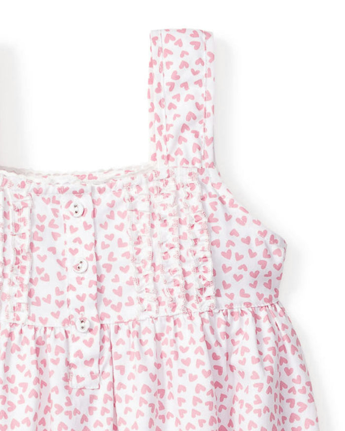 Girl's Twill Charlotte Short Set in Sweethearts in Sweethearts#Color_Sweethearts