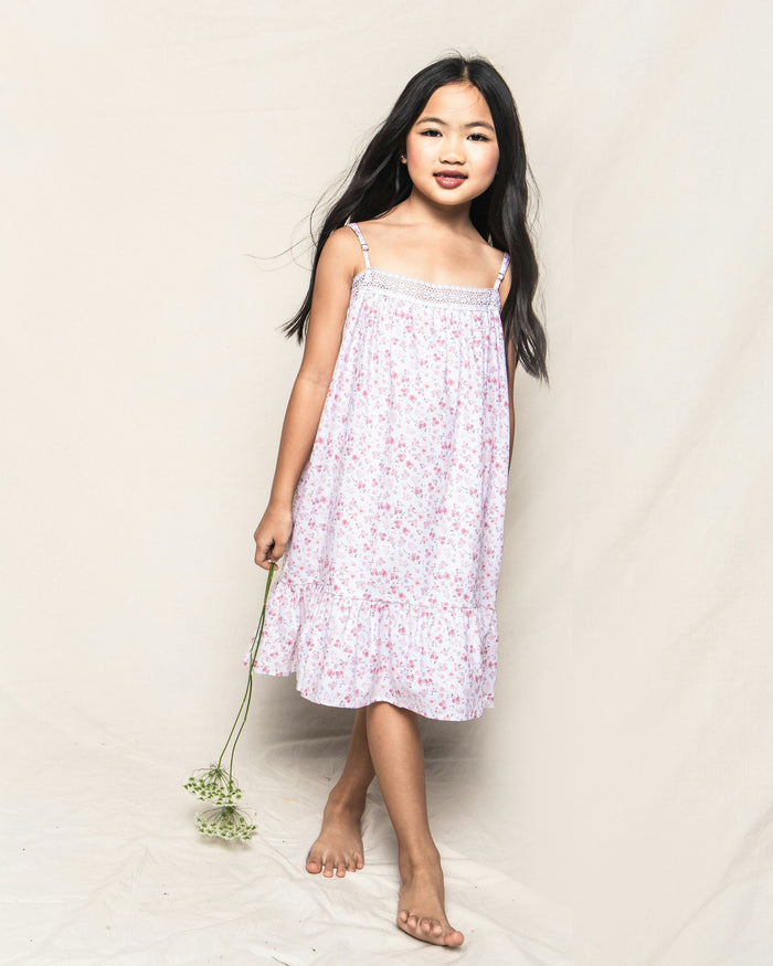 Girl's Twill Lily Nightgown in Dorset Floral