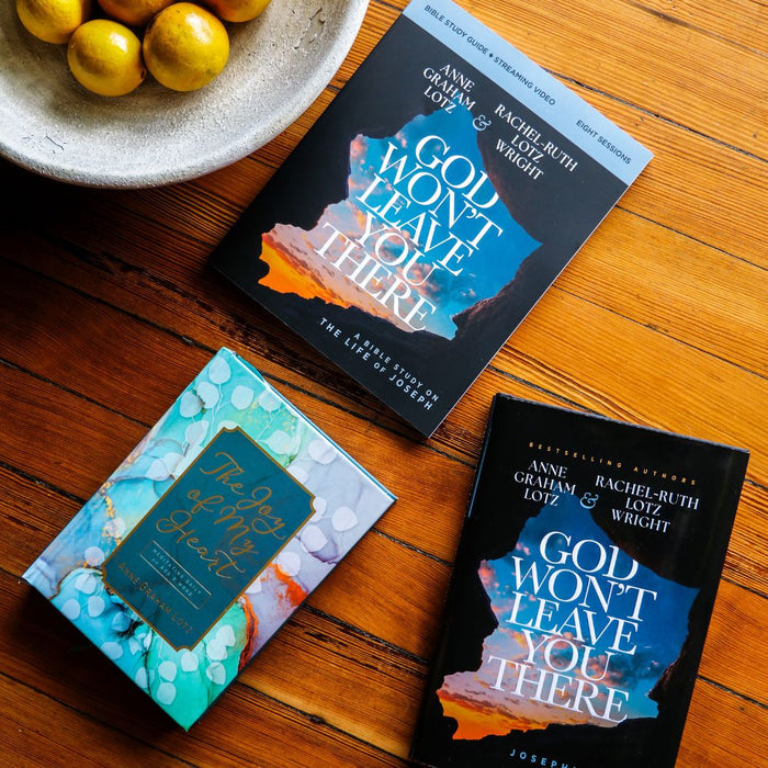 God Won't Leave You There Bible Study Guide + Book + Devotional Premium Bundle