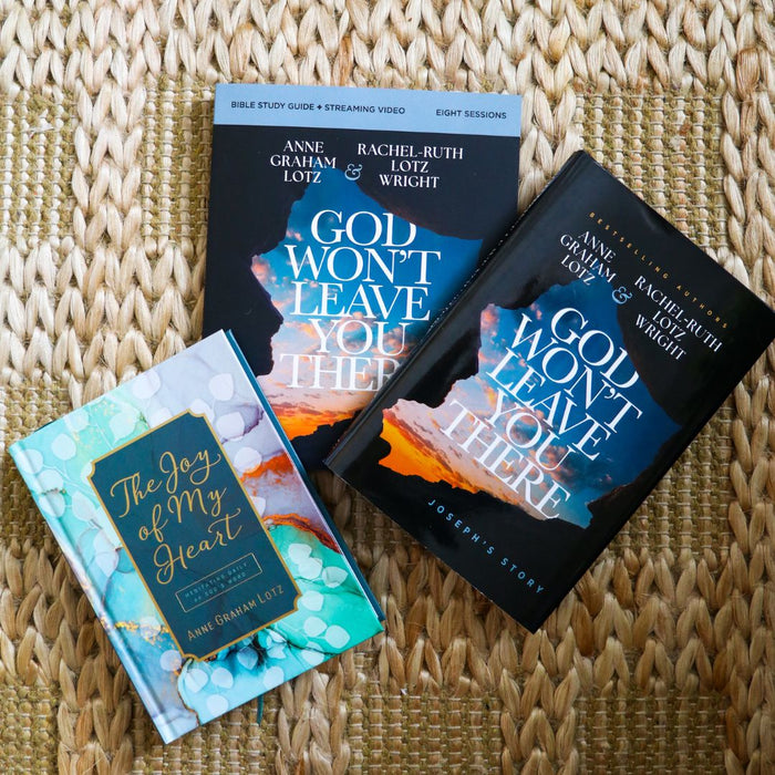 God Won't Leave You There Bible Study Guide + Book + Devotional Premium Bundle