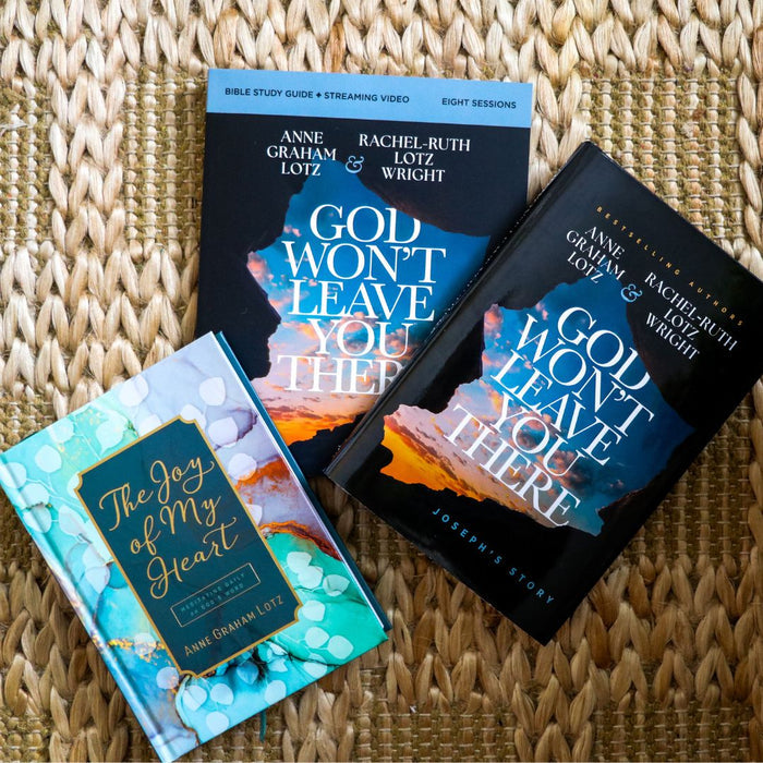 God Won't Leave You There Bible Study Guide + Book + Devotional Premium Bundle