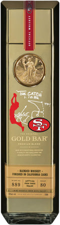 Gold Bar American Whiskey 49er's The Catch Edition 750ml