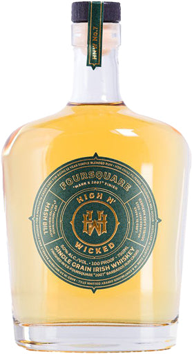 High n' Wicked Foursquare Single Grain Irish Whiskey 750ml