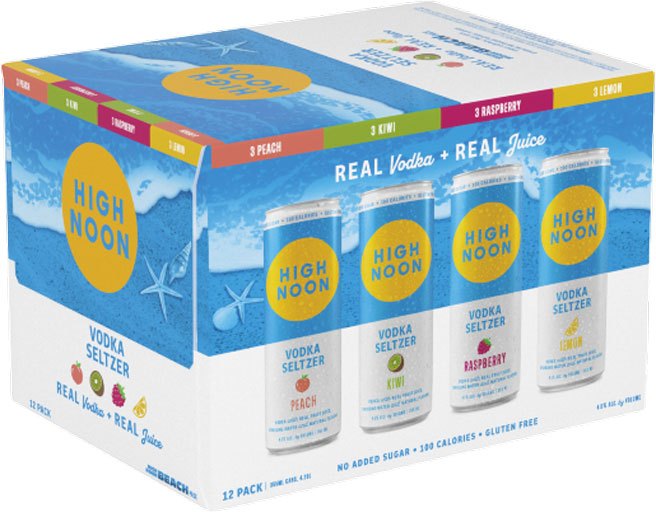 High Noon Beach Pack Seltzer Variety 12pk Cans