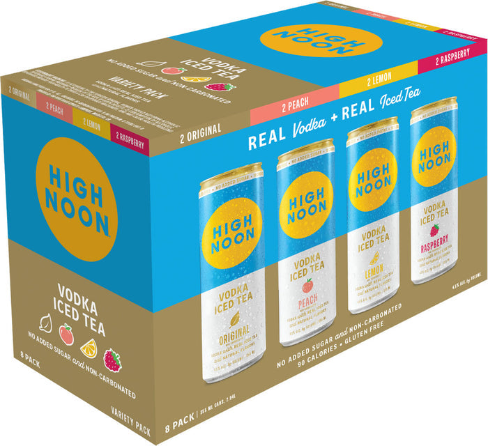 High Noon Iced Tea Hard Seltzer Variety 8pk Cans