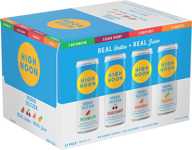 High Noon Vodka Hard Seltzer Variety 12pk Cans