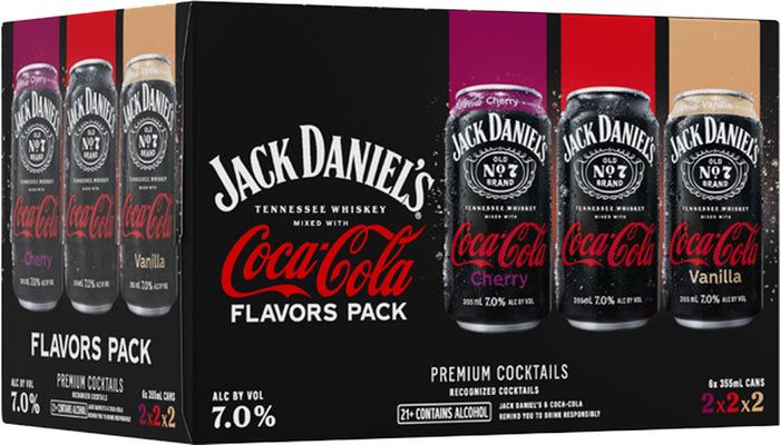 Jack Daniel's & Coke Variety 6pk Cans