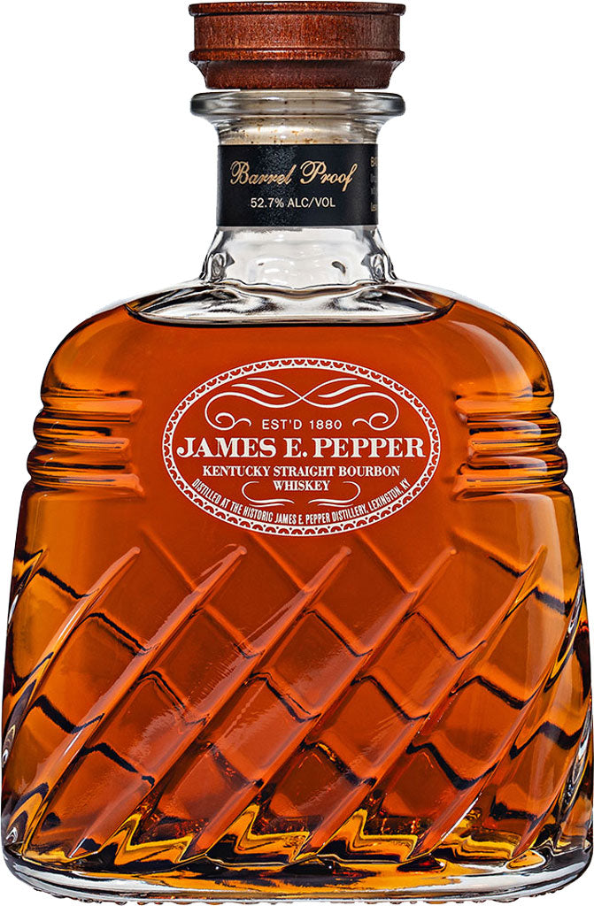 James E. Pepper Barrel Proof Bourbon Decanter 750ml