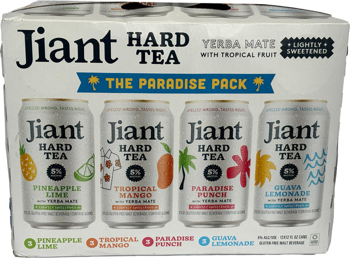 Jiant Hard Tea Paradise Pack 12pk cans