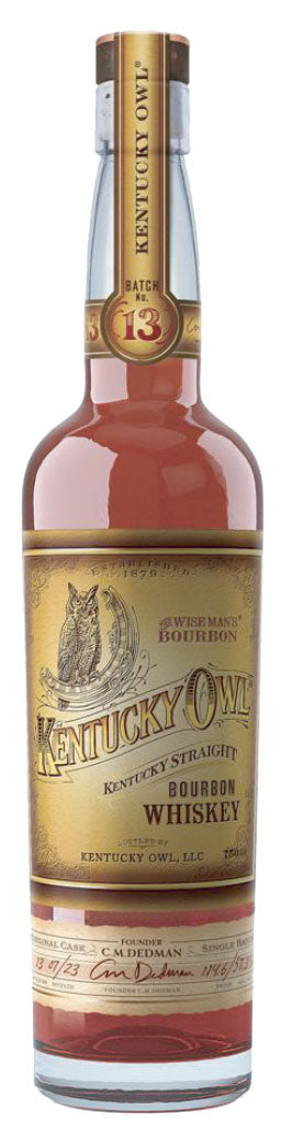 Kentucky Owl Bourbon Whiskey Batch 13 750ml