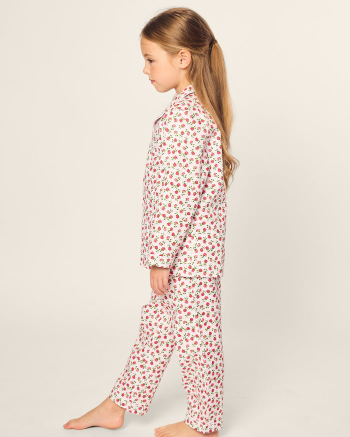 Kid's Twill Pajama Set in Petite Petals in Petite Petals#Color_Petite Petals