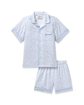 Kid's Twill Short Set in Bluehearts in Bluehearts#Color_Bluehearts