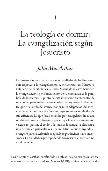 La evangelización
