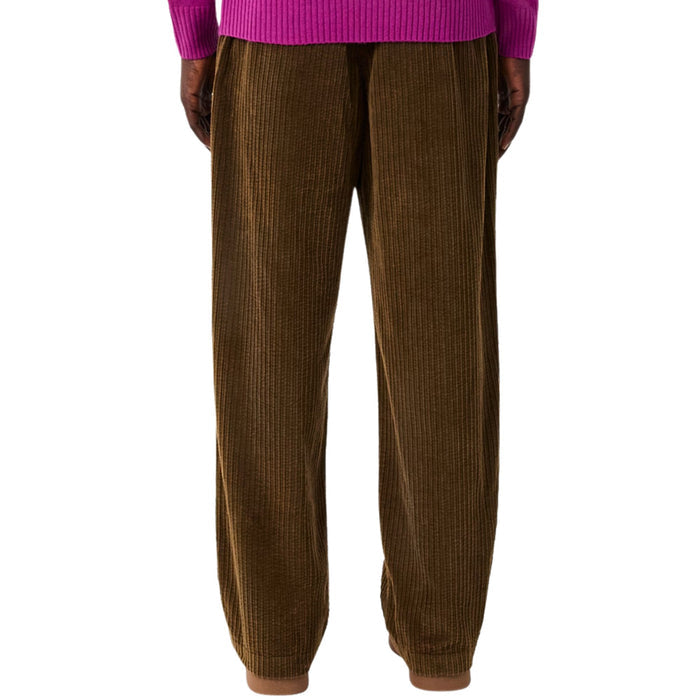 Lacoste Loose Fit Corduroy Pants - Coffee Brown
