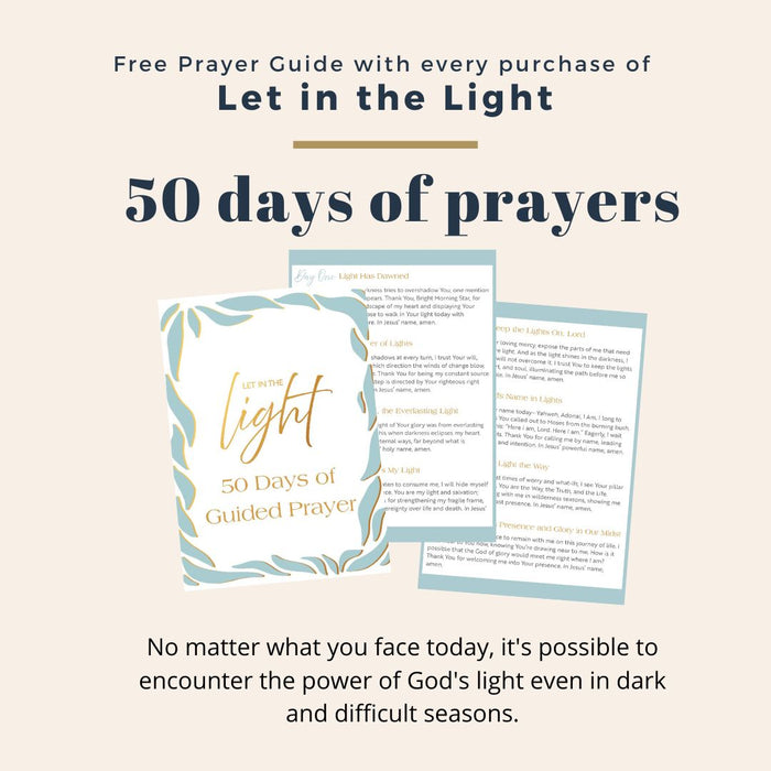 Let In the Light: 50 Devotions to Confidently Know God Is Good and Guiding Your Steps