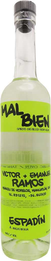 Mal Bien Mezcal Espadin Ramos 750ml