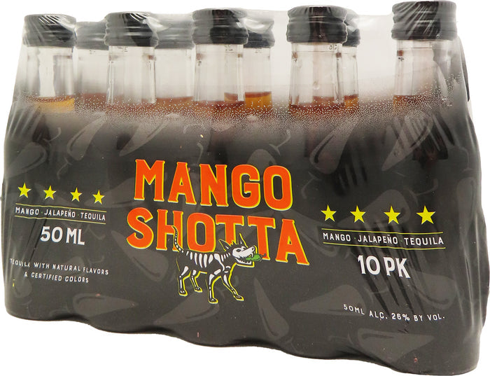 MangoShotta Jalapeno Tequila 50ml 10pk