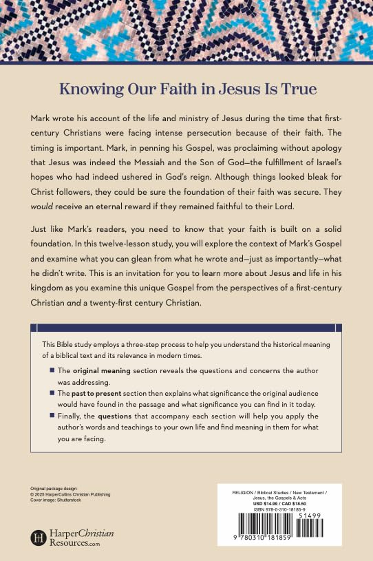 Mark Bible Study: Building Our Faith on a Strong Foundation