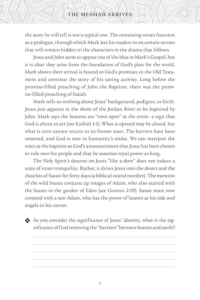 Mark Bible Study: Building Our Faith on a Strong Foundation