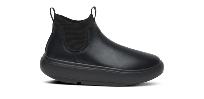 Men's Leather Londoner - Black lateral view