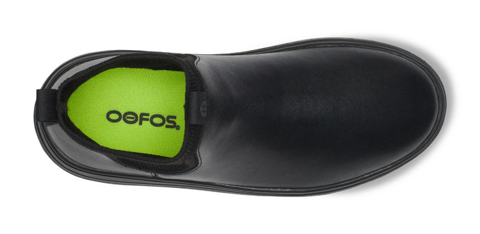 Men's Leather Londoner - Black top view
