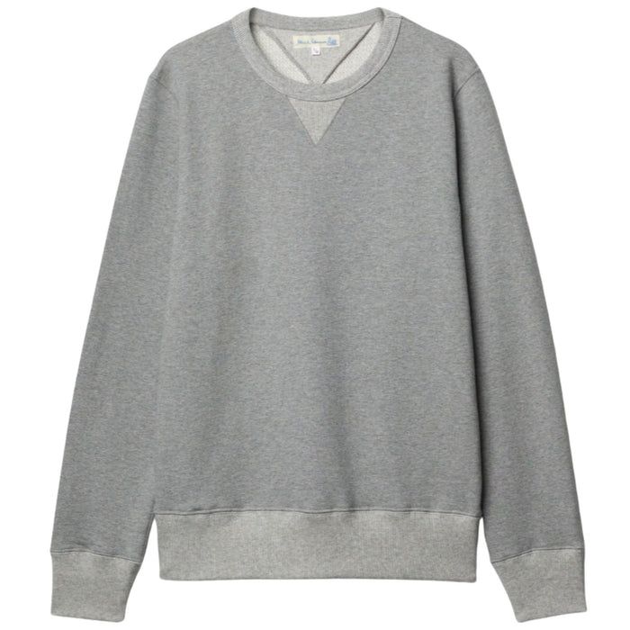 Merz b Schwanen 3M46 Mid-Century Machine Fleece Classic Fit Sweatshirt - Grey Mel