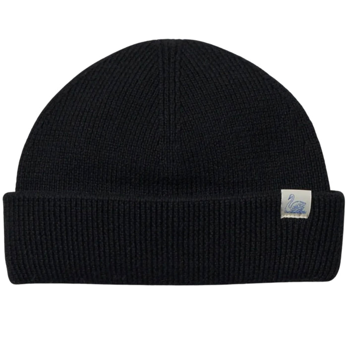 Merz b Schwanen Merino Wool Watch Cap - Deep Black