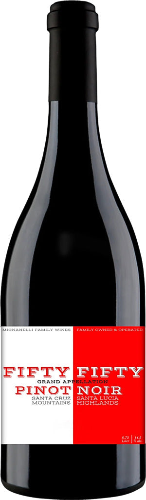 Mignanelli Fifty Fifty Pinot Noir Santa Cruz/Santa Lucia 2022 750ml