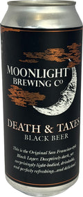 Moonlight Death & Taxes Black Beer Lager 16oz Can