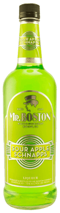Mr. Boston Sour Apple Schnapps 750ml