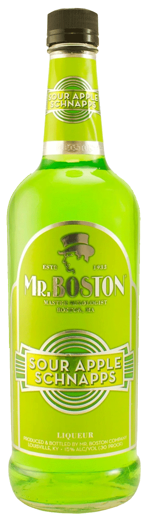 Mr. Boston Sour Apple Schnapps 750ml