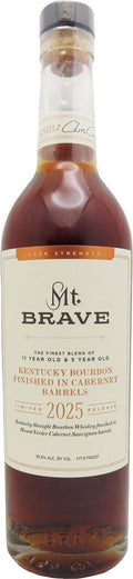 Mt. Brave Kentucky Straight Bourbon Whiskey Cabernet Barrel Finish 750ml