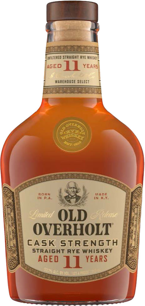 Old Overholt Cask Strength Rye 11 Year Old 750ml