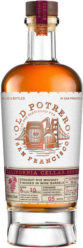 Old Potrero Silver Oak Napa Wine Barrel Finished Rye Whiskey 6 Year Old 700ml