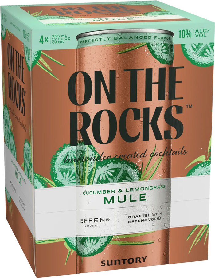 On The Rocks Cucumber & Lemongrass Mule 4pk Cans