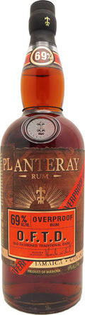 Planteray O.F.T.D. 138 Proof Overproof Rum 1L