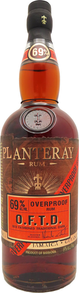 Planteray O.F.T.D. 138 Proof Overproof Rum 1L
