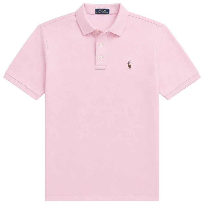 Polo Ralph Lauren Slim Fit Short Sleeve Polo Shirt - Pink