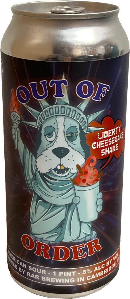 RAR Brewing Out Of Order Series: Liberty Cheesecake Shake 16oz Can