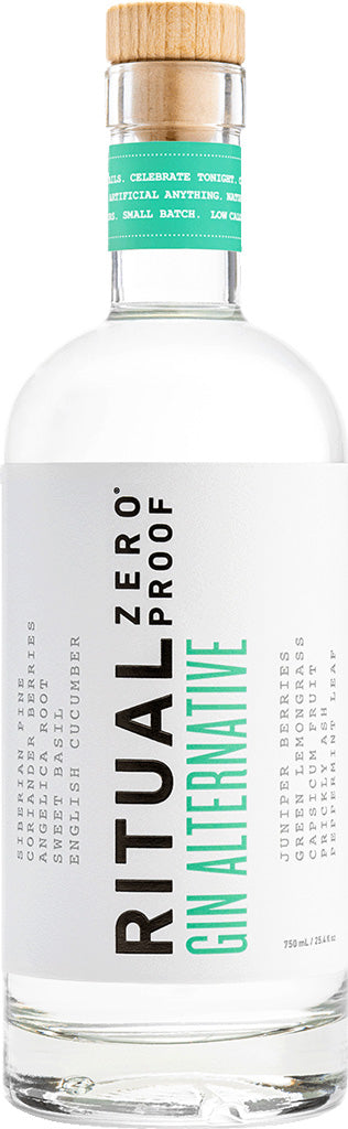 Ritual Gin Alternative Zero Proof Non-Alcoholic 750ml