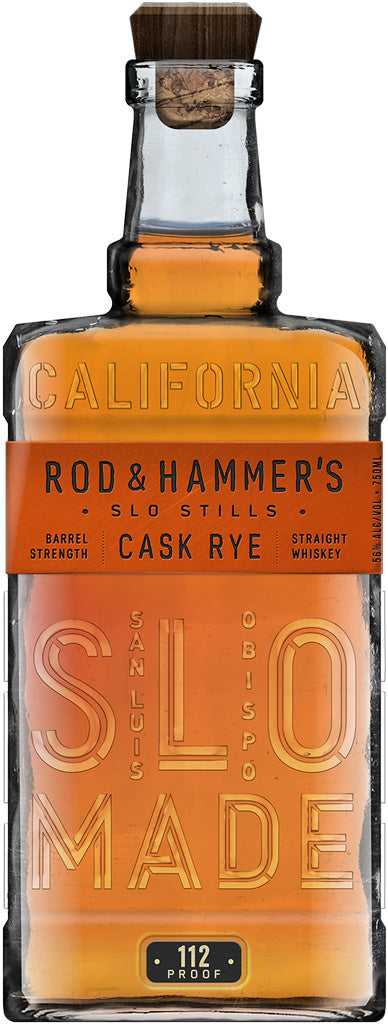 Rod & Hammer's SLO Stills Barrel Strength Cask Rye 750ml
