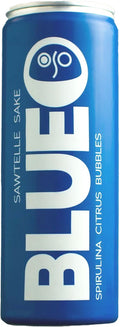 Sawtelle Sake BLUE Spirulina Lemon Seltzer 12oz Can