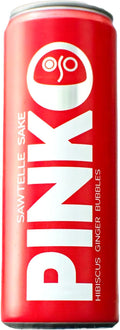 Sawtelle Sake PINK Hibiscus Ginger Seltzer 12oz Can