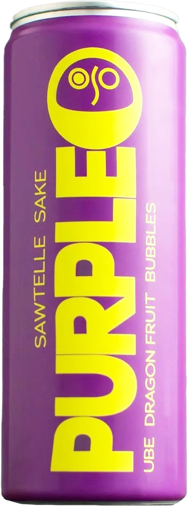 Sawtelle Sake PURPLE Ube Dragonfruit Seltzer 12oz Can