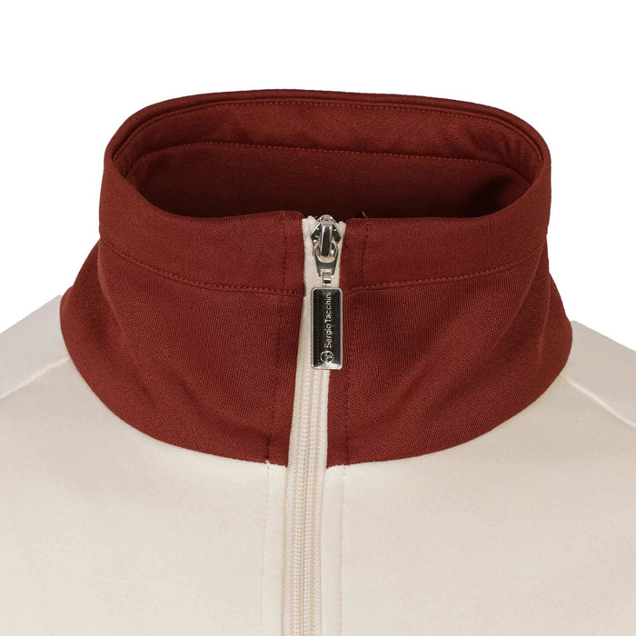 Sergio Tacchini x Stuarts x Stuarts Dallas Track Top - Buttercream/Merlot