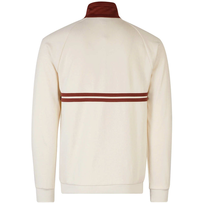 Sergio Tacchini x Stuarts x Stuarts Dallas Track Top - Buttercream/Merlot