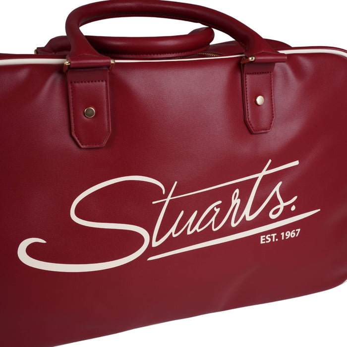 Sergio Tacchini x Stuarts x Stuarts Railton Holdall - Merlot/Buttercream
