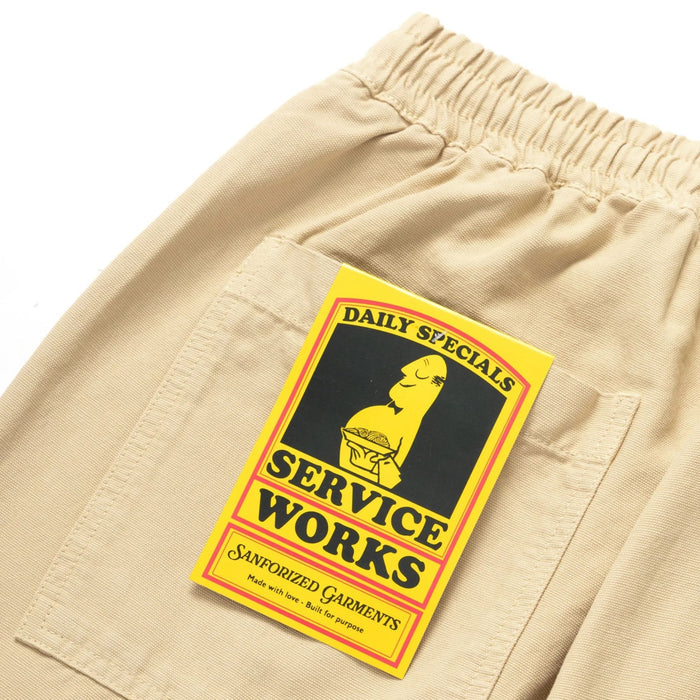 Service Works Classic Chef Pants - Pale Khaki